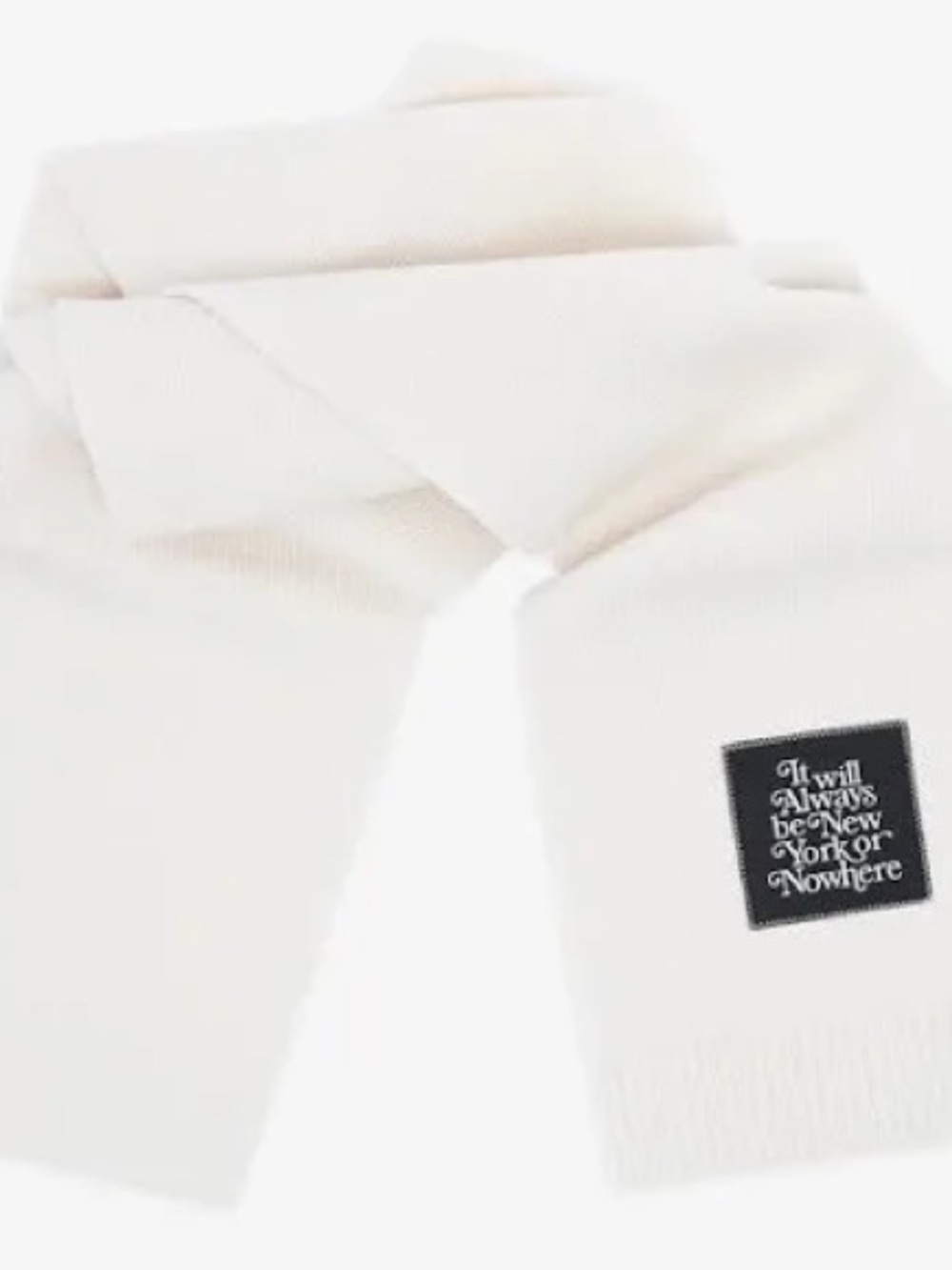 NEW YORK OR NOWHERE White Scarf